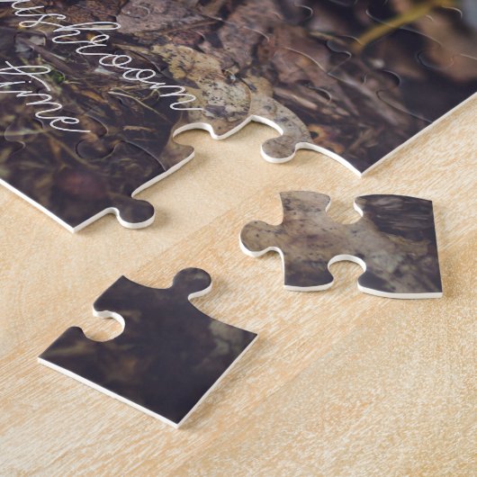 黄色いを持つボレ葉ート ジグソーパズル (側面)