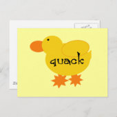 黄色いアヒルのにせ医者のTシャツおよびギフト ポストカード (正面/裏面)