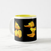 黄色いアヒル ツートーンマグカップ (正面左)