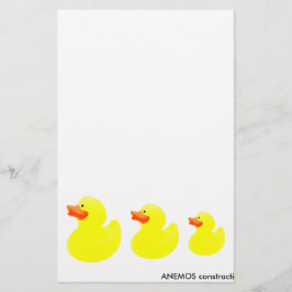 黄色いアヒル 便箋