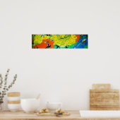 黄色いアフロオレンジゲーター ポスター (キッチン)