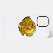 黄色いイングリッシュローズ iPhoneケース (裏面横)