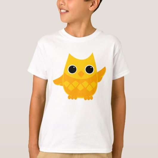 黄色いオウリー Tシャツ (正面)