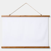 黄色いオレンジ色の茶色い敷物がストライプの下に横たわっている 吊り下げ型タペストリー (正面2)