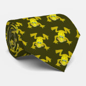 黄色いカエル ネクタイ (ロール)