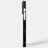 黄色いカッコいい地衣類を持つ茶色の苔むした木の樹皮 Case-Mate iPhoneケース (裏面 / 左)