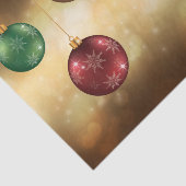 黄色いカラフル《写真》ぼけ味にクリスマスのボーブルズ 薄葉紙 (詳細)