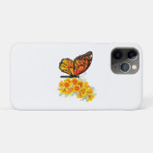 黄色いカリフォルニアポピーの花蝶 Case-Mate iPhoneケース (裏面(横))