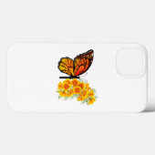 黄色いカリフォルニアポピーの花蝶 Case-Mate iPhoneケース (裏面 (横))