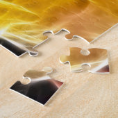 黄色いガウンのスーパースターモデル ジグソーパズル (側面)