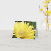黄色いガーベラのメッセージカード カード (黄色い花)