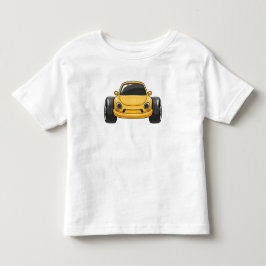 黄色いキャルルーンカー  トドラーTシャツ