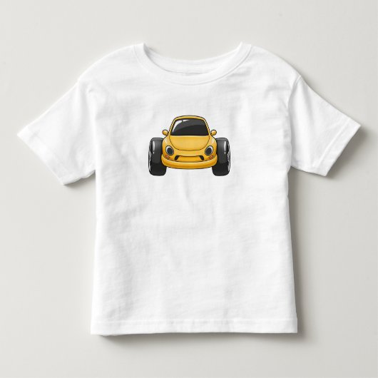 黄色いキャルルーンカー トドラーTシャツ (正面)