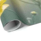 黄色いキンボウゲの花 ラッピングペーパー (ロールコーナー)