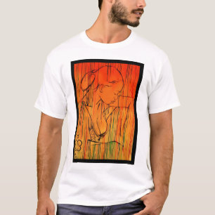 黄色いクリオール雨 Tシャツ