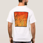 黄色いクリオール雨 Tシャツ (裏面)