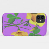 黄色いクローバーの花 Case-Mate iPhoneケース (裏面(横))