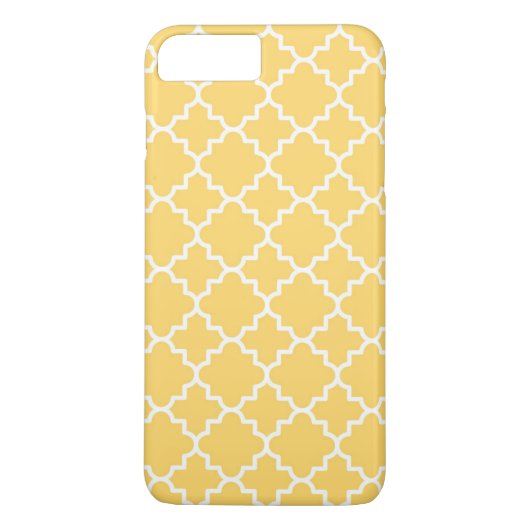 黄色いクローバーパターン Case-Mate iPhoneケース (裏面)