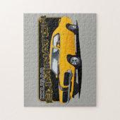 黄色いクーガーのエリミネーター ジグソーパズル (縦)