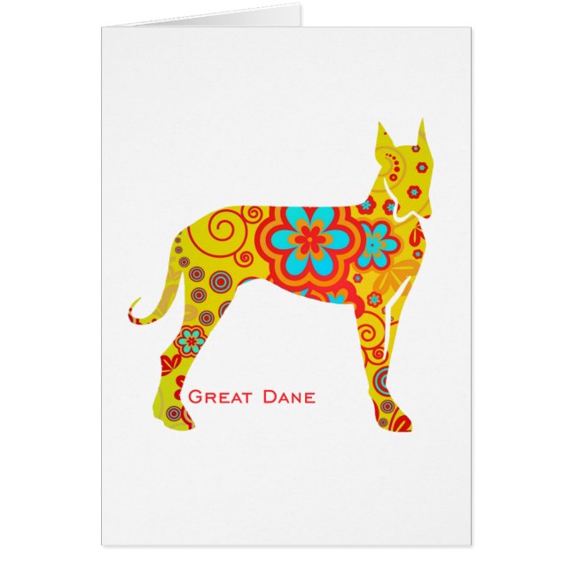 黄色いグレートデーン (正面)