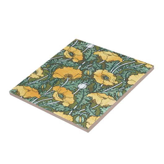 黄色いケシ タイル (側面)