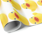 黄色いゴム製アヒルのおもちゃ ラッピングペーパー (ロールコーナー)