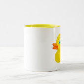 黄色いゴム製アヒル ツートーンマグカップ (中央)