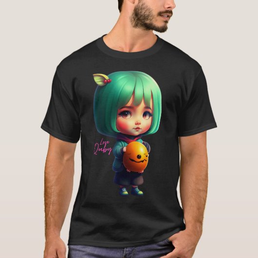 黄色いゴム製レインブーツ Tシャツ (正面)