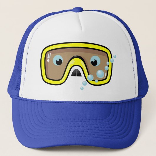 黄色いゴーグル キャップ (正面)