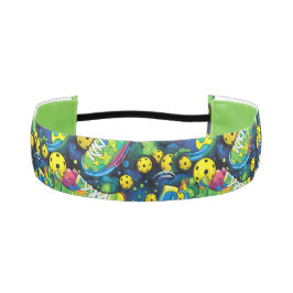 黄色いサイケデリック漬物 アスレチックヘッドバンド