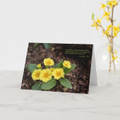 黄色いサクラソウ: 春は方法にあります! カード (黄色い花)