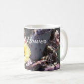 黄色いサボテンの花の春マウスパッド コーヒーマグカップ (正面右)