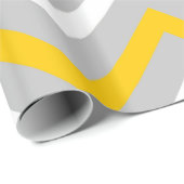 黄色いシェブロン ラッピングペーパー (ロールコーナー)