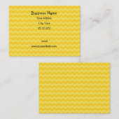 黄色いシェブロン 名刺 (正面/裏面)