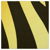 黄色いシマウマのアニマルプリントパターン ファブリック (見本)