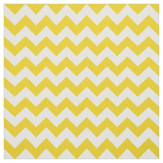 黄色いジグザグ、黄色い山形、幾何学模様 ファブリック (見本)