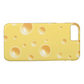 黄色いスイスチーズの切れの質のiPhone 7の箱 Case-Mate iPhoneケース (裏面(横))