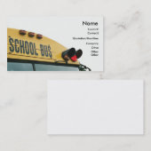 黄色いスクールバスの名刺 名刺 (正面/裏面)