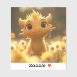 黄色いステッカーのフィールド シール