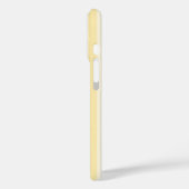 黄色いストライプのキュートなかわいいレモンのiPhoneケース Case-Mate iPhoneケース (裏面 / 左)