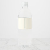 黄色いストライプのレモンと花の卒業 ペットボトルラベル (裏面)