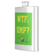 黄色いソフトボールのコーチWTF Umpか。 フラスク (左)
