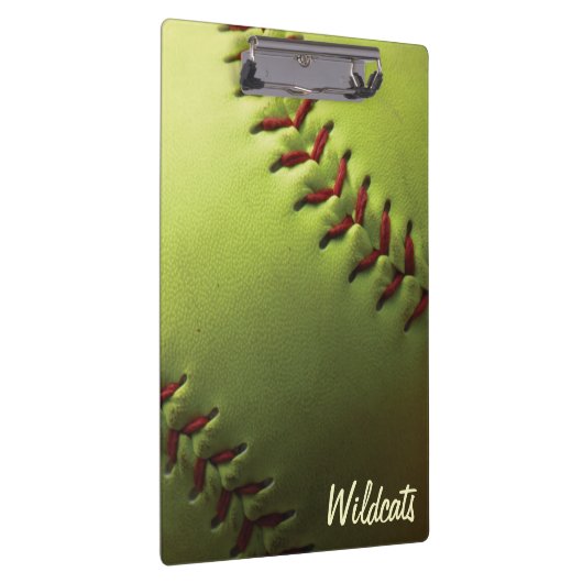 黄色いソフトボール クリップボード (右)