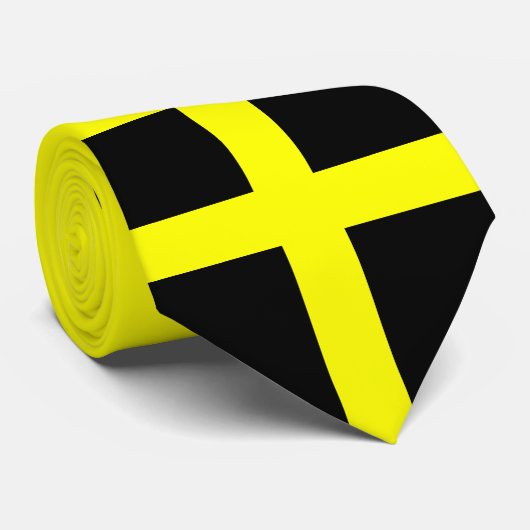 黄色いタイの愛国心が強いウェールズSt Davids日のドラゴン ネクタイ (ロール)