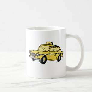 黄色いタクシー コーヒーマグカップ