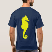 黄色いタツノオトシゴ Tシャツ (裏面)