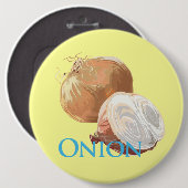黄色いタマネギ 缶バッジ (正面&裏面)