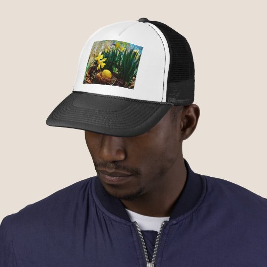 黄色いダッフォジルと黄色いイースター卵 キャップ (インサイチュ)