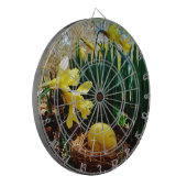 黄色いダッフォジルと黄色いイースター卵 ダーツボード (正面左)