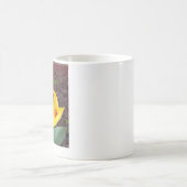 黄色いチューリップのコーヒーマグ コーヒーマグカップ (中央)